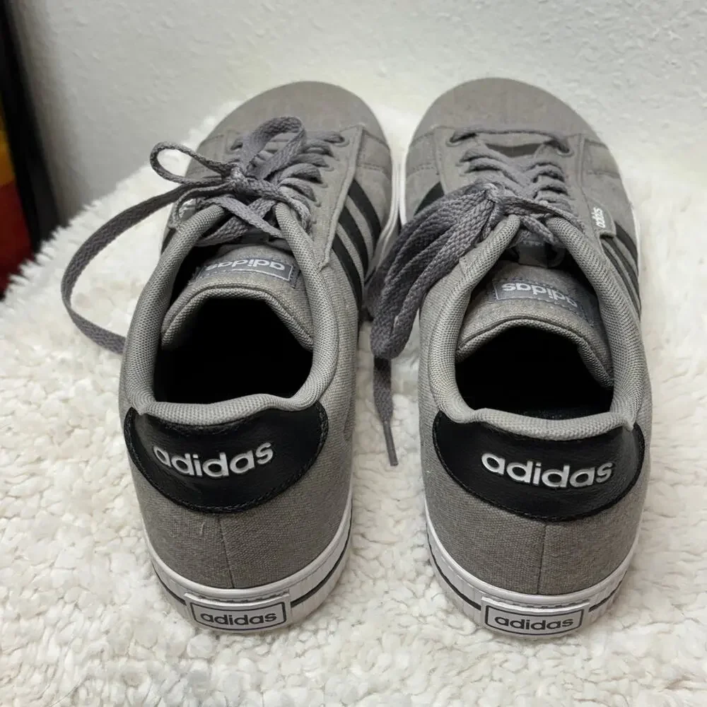adidas Daily 3.0 Sneaker Mens 10.5 Dove Grey/Black Casual Skateboarding FW3270